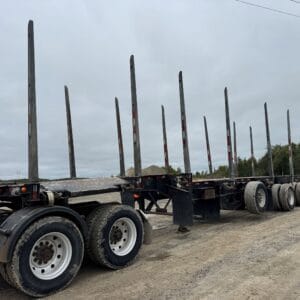 2014 Manac 48' 4 Axle 8 Bunk Spiff Log Trailer