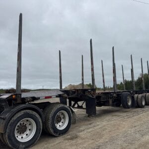 2015 Manac 4 Axle 48' 8 Bunk Spiff Log Trailer
