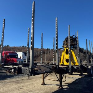 2014 Deloupe 51' 4 Axle Spiff Log Loader Trailer *Rotobec 910 Loader*
