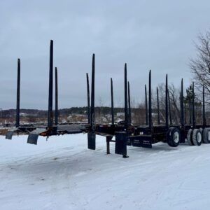2023 Timmins 4 Axle 50' 10 Bunk Spiff Log Trailer