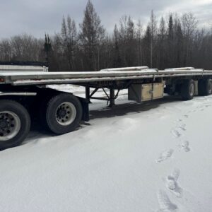 2020 ThruWay 4 Axle 53' Galvanized Flatbed Trailer