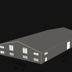 2025 TORO 18,000 Sq.Ft (100' x 180') Steel Building *Blue Prints*