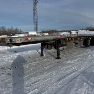 2011 Manac 4 Axle 53' Aluminum Flat Deck Trailer