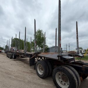 2022 Manac 4 Axle 10 Bunk 51' Log Trailer