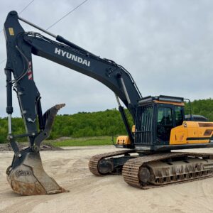 2022 Hyundai HX300AL Excavator with Hydraulic Thumb