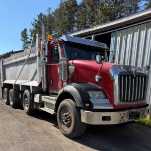 2018 International HX Tri Axle Dump Truck